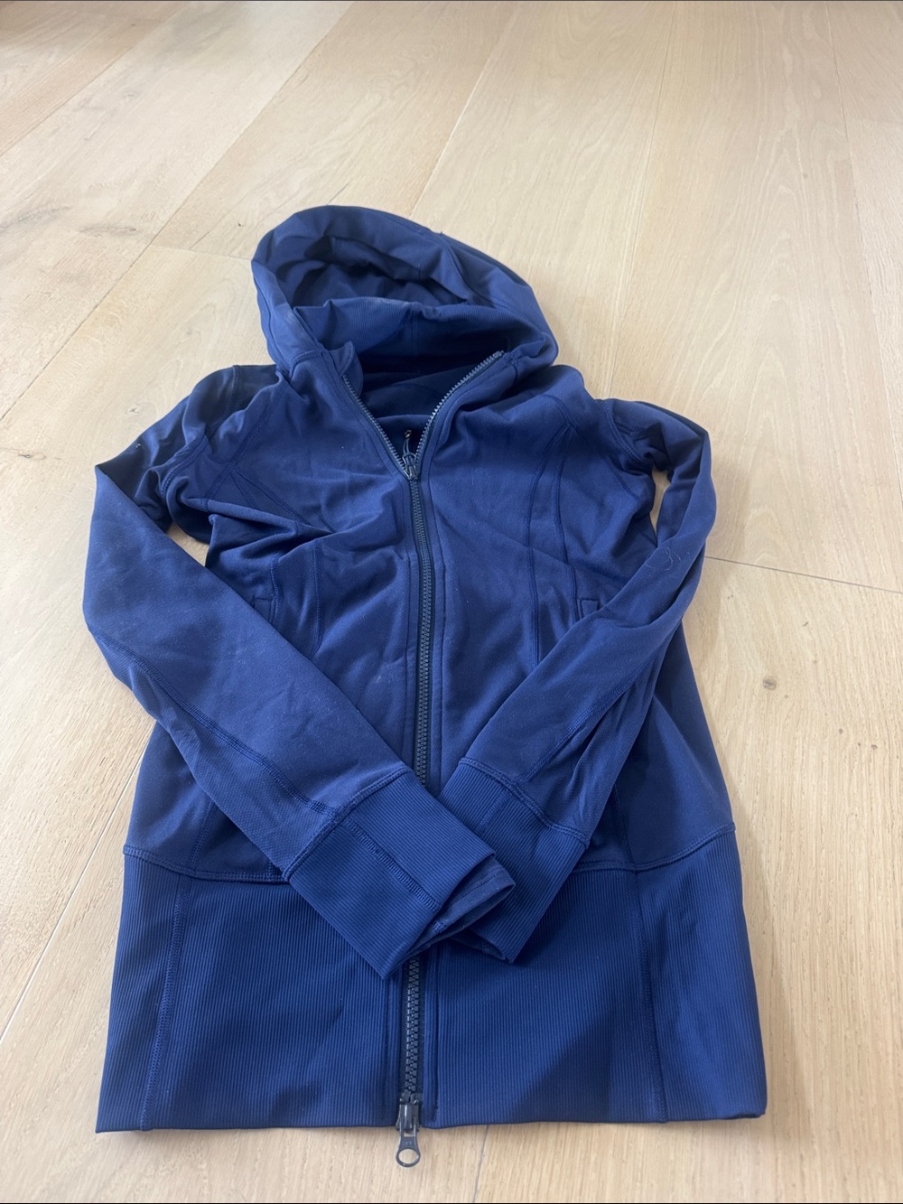 lululemon athletica Navy Full-Zip Hooded Jacket